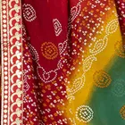 Georgette Bandhini Saree for Women 