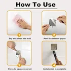 Waterproof Self Adhesive Large Wall Hooks for Home 