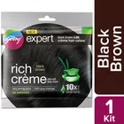 Godrej Expert Rich Crème Hair Colour For Women & Men – (Black Brown Shade) (3.00) 20 g + 20 ml