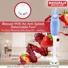 Maharaja Whiteline Hb-129 175 Watt Hand Blender, Stainless Steel Blades, Long Lasting Performance With 175W Motor, Detachable Anti Splash Plastic Foot 