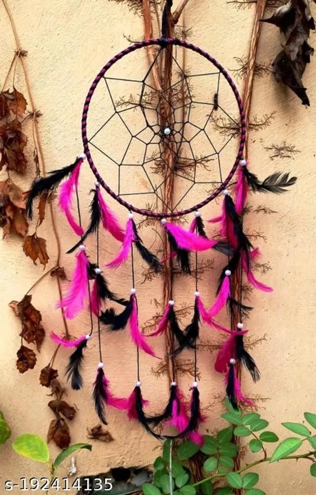 Feather Wall Hanging Dream Catcher (Multicolor)