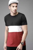 Ruggstar Casual Micro PP Men Colorblock T-shirt 