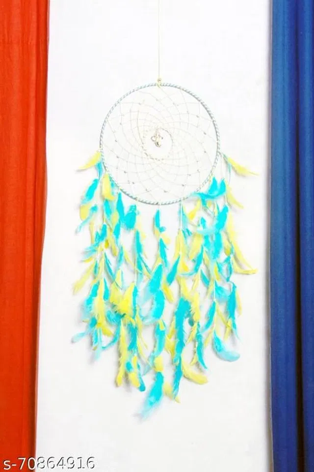 Feather Wall Hanging Dream Catcher (Multicolor)