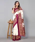 Women's Printed Saree with Blouse Piece 