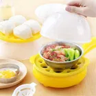 Shopper52 2-in-1 Electric Egg Boiler & Omelette Frying Pan – Non-Stick, Multi-Function Egg Cooker 