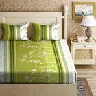 Fitted Double Bedsheet With 2 Pillow Covers Polycotton Cotton 