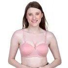 Cotton Blend Solid Padded Bra for Women 