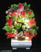 Artificial Bonsai Plant with Pot & Light 