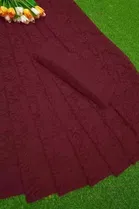 Net Floral Saree for Women 