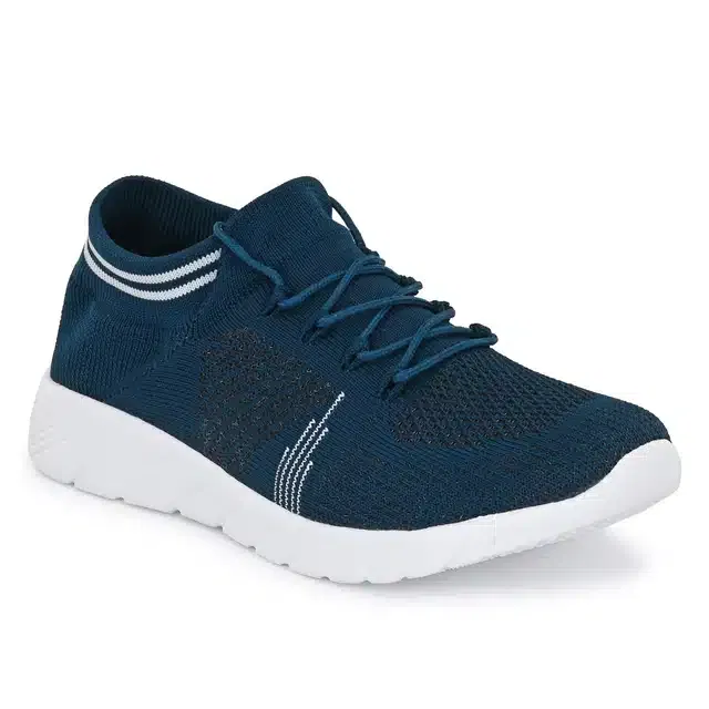 Sports Shoes for Men (Navy Blue & White, 10)