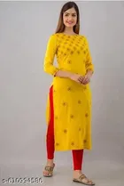 Floral A-line Kurti for Women 
