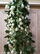 Polyester Artificial Hanging Flower Garlands 