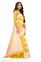 Cotton Zari Woven Saree for Women 