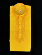 Cotton Embroidered Kurta for Men 