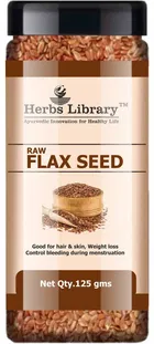 Herbs Library Unroasted Flaxseed for Weight Loss and Hair Growth 