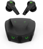 Life Like Owl Eye Breathing Light Gaming Wireless Earbuds Earphones With Mic - Black True Wireless