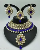 Elegant Alloy & Pearl Jewellery Sets