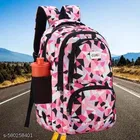 Fabric Backpack Bag, Pink