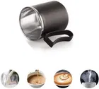 Stainless Steel Coffe Mug, Black 