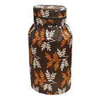 Homewatica Gas Cyliner cover Floral Brown Pack of 1