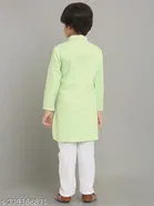 Cotton Blend Kurta with Pyjama for Boys 