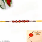 Handmade Designer Rakhi with Roli Chawal 