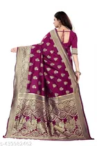 Banarasi Silk Zari Woven Saree for Women 
