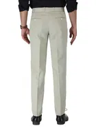 Slim Fit Solid Formal Trouser for Men 