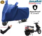 Polyester Two Wheeler Cover with 1 Pair Arm Sleeves 