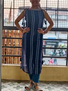 Side Cut Georgette Kurti for Women 