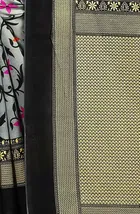 SVB साड़ी प्रिंटेड मैसुर सिल्क साड़ी विद ब्लाउज पीस 