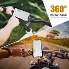 Universal Bike Mount Holder Metal Body 360 Degree Rotating Handlebar Metal Body Cradle Stand for Bicycle, Motorcycle, Scooty Fits All Smartphones 