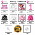 Masha & Bear Theme 1st Happy Birthday Decoration,Multicolour,Set Of 1