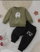 Hosiery Printed T-Shirt with Pant Set for Kids 