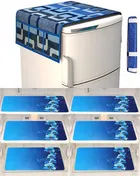 Fridge Cover And Mats With Handle Cover 