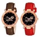 Designer Leather Analog Watch for Women & Girls 