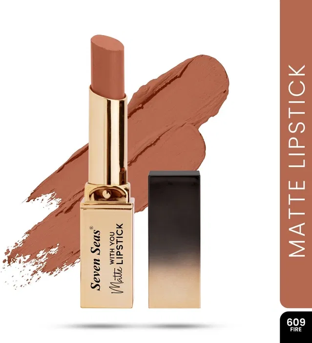 Seven Seas Lipstick for Women, Nude (3.5g)