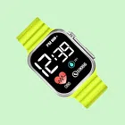 Silicone Strap Digital Watch for Men & Women (Multicolor)