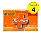 Savlon Glycerine Soap 4X40 g (Pack of 4)