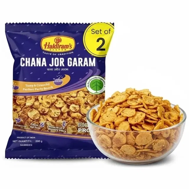 हल्दीराम चना जोर गरम 2X150 g (पैक ऑफ 2)