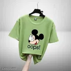 Polycotton T-shirt for Women, Green 