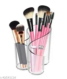 Plastic Makeup Brushes Holder (Transparent)