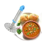 Steel paubhaji masher _ 0586a