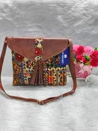 Canvas Sling Bag for Women (Multicolor)