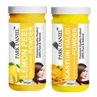Park Daniel 100% Pure & Natural Lemon Peel Powder & Kasturi Haldi Powder 