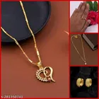 Combo of Alloy 2 Pcs Pendant with 1 Earrings & Ring 