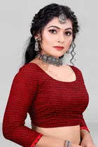 Georgette Printed Saree for Women 