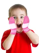 Knitted Hand Gloves for Kids 