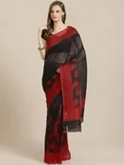 SVB आर्ट सिल्क साड़ी विद ब्लाउज फॉर विमेंस 