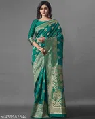 Art Silk Zari Woven Saree for Women 